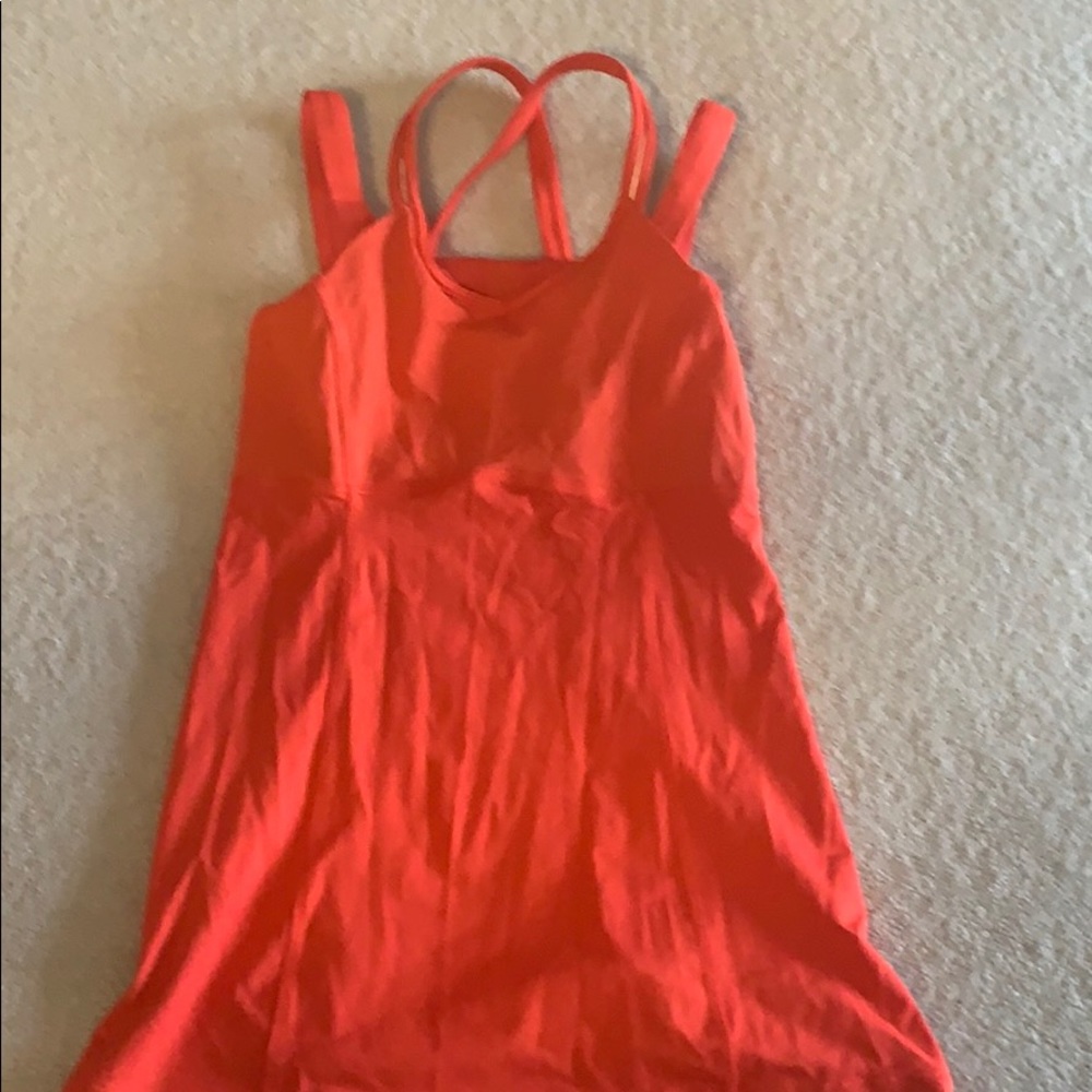 Orange Lululemon tank